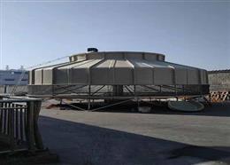 貴州六盤水圓形500T冷卻塔安裝現(xiàn)場