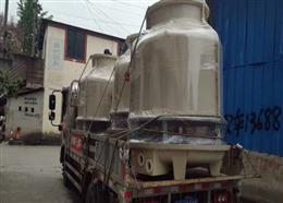 云南省曲靖市陸良縣GL-80T高溫冷卻塔安裝現(xiàn)場